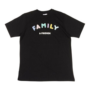 FAMILY FIRST（ファミリーファースト） Uネック半袖Tシャツ T-SHIRT COLORS ブラック L 【S30695】