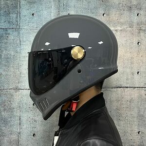 フルフェイスヘルメット 新品　ダブルシールド 内蔵サングラス ビンテージ バイク ジェットヘルメット　ORZ ４色選択可　サイズ：Ｍ