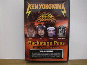 中古品DVD横山　健/Backstage　Pass　２００６/３/８shibuya AX & More