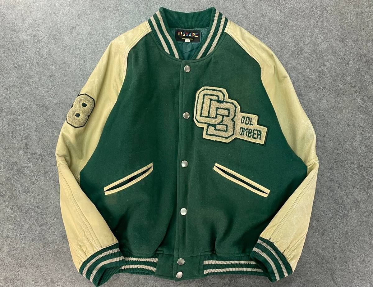 ヤフオク! -「革袖ワッペンスタジャン」(メンズファッション) の落札