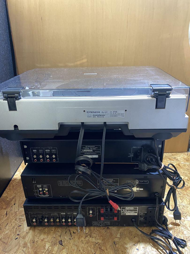 USED 昭和レトロ レコード カセット チューナー アンプ セット