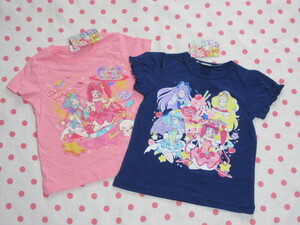 新品、未使用！スタートゥインクルプリキュア　半袖Ｔシャツ　2枚セット　100㎝　2