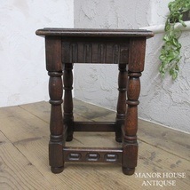 イギリス アンティーク 家具 コーヒーテーブル サイドテーブル 飾り棚 花台 木製 英国 SMALLTABLE 6268d 　_画像4