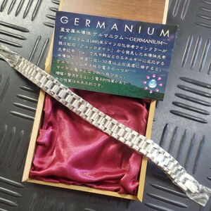  new goods unused germanium bracele 21 genuine products cm stainless steel stylish health nature .. power negative ion 