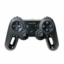 エレコム ワイヤレス ゲームパッド 13ボタン Xinput 振動 連射 高耐久 ブラック JC-U4113SBK_画像4