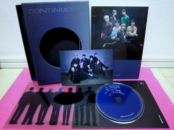 K-POP♪ VICTON ビクトン 6th Mini ALBUM「CONTINUOUS」Blue Ver. 韓国盤CD／廃盤！再生確認済み！※厚みの関係から簡易梱包！