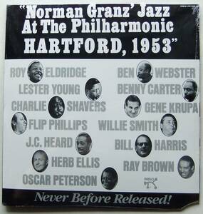 ◆ なんと当時の未開封シールド品 ◆ JAZZ AT THE PHILHARMONIC / Hartford, 1953 ◆ Pablo 2308-240 ◆