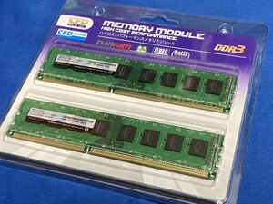 メモリ）CFD DDR3 16GB(8GB x2) 、W3U1600PS-8G デスクトップPC用 値下げ！