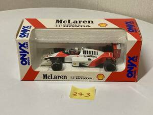 送料無料　ONYX オニキス 1/43 ミニカー　McLaren Honda マクラーレン ホンダ MP4/4