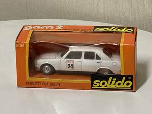 Бесплатная доставка 1/43 Solido Solide Peugeot 504 Rally Minicar