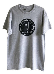  即決【海外買付/新品】The New Bauhaus chicago ロゴ Tシャツ/ヘザーグレイ/XLサイズ/バウハウス/激レア/アートTシャツ(luz.ba.t.g)