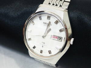 SEIKO/セイコー LM LORD MATIC/ロードマチック 5606-8061 メンズ 腕時計 自動巻 文字盤カラー：ホワイト カットガラス デイデイト 67970