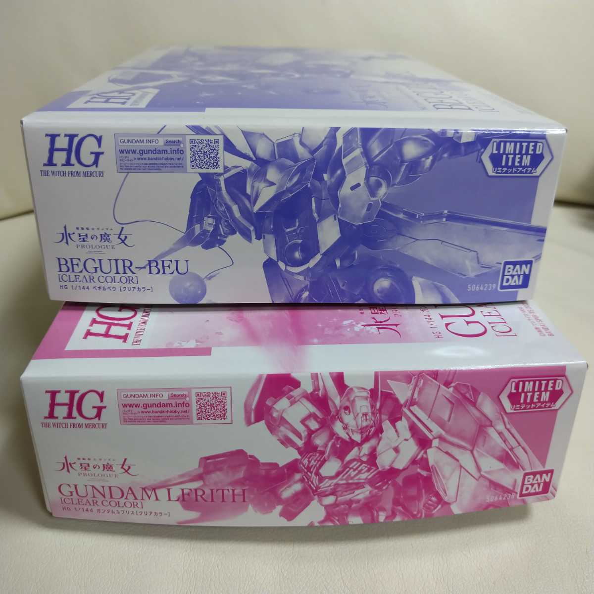 激安先着 水星の魔女 hg ガンダムルブリス クリアカラー ガンダム
