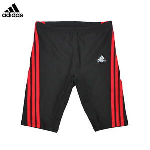 [ новый товар ] Adidas 3 полоса плавание трико [77: чёрный | красный ]S.. купальный костюм леггинсы море хлеб adidas