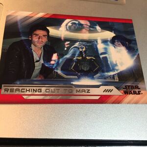 topps スターウォーズ last jedi 2 POE DAMERON C-3PO ROSE 36