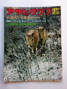 アサヒグラフ 1978年1/20号 「馬のいる風景 北から南から／心象風景 万葉集東歌の旅」