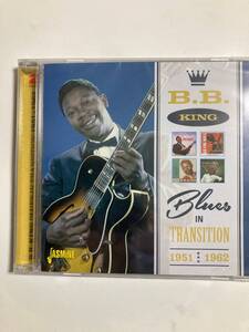 【ブルース】B.B.キング（B.B.KING）「BLUES IN TRANSITION 1951-1962」（レア）新品未開封CD２枚組、欧州オリジ初盤、BL-1126