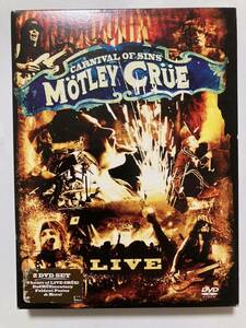 【DVD-ハードロック/メタル】モトリー・クルー（MOTLEY CRUE）「CARNIVAL OF SINS・LIVE」(レア）中古DVD2枚組(北米仕様)US盤、RO114