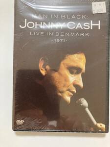 【DVDカントリー】ジョニー・キャッシュ(JOHNNY CASH)「MAN IN BLACK：LIVE IN DENMARK」(レア)新品未開封DVD,リージョンフリー,US盤,RO119