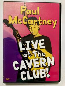【DVD-ロック】ポール・マッカートニー（PAUL McCARTNEY）「LIVE AT THE CAVERN CLUB！」(レア)中古DVD(北米仕様)、USオリジ初盤、RO-122