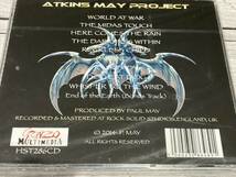 未開封CD＋DVD　ATKINS MAY PROJECT/Empire Of Destruction 　JUDAS PRIEST　Al Atkins　輸入盤_画像2