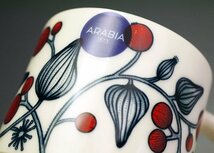 ■本物保証■【ARABIA/アラビア 】ルノ フロストベリー エスプレッソカップ 2個 ＋ 小皿 2枚 + コースター 2枚■シール付■_画像8