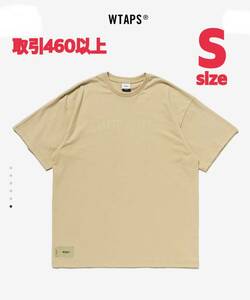 WTAPS 2023SS COLLEGE SS TEE BEIGE Sサイズ ダブルタップス カレッジ スポット 半袖 Tシャツ T-SHIRT ベージュ SMALL