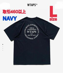 WTAPS 2023SS INGREDIENTS SS TEE NAVY Lサイズ ダブルタップス イングリディエント 半袖 Tシャツ T-SHIRT ネイビー LARGE