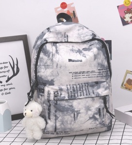  rucksack / lady's / men's /A4/ stylish / navy * white group 