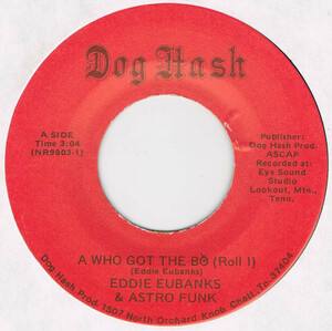 ●EDDIE EUBANKS & ASTRO FUNK / A WHO GO THE BO [US 45 ORIGINAL 7inch シングル DISCO FUNK 試聴]