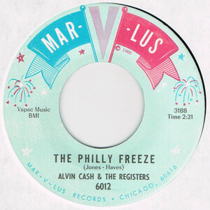 ●ALVIN CASH AND THE REGISTERS / THE PHILLY FREEZE [US 45 ORIGINAL 7inch シングル MOD FUNKY SOUL 試聴]