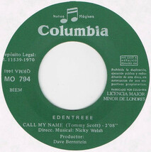 ●EDENTREE / YOU ARE ALL I NEED / CALL MY NAME [SPAIN 45 ORIGINAL 7inch シングル MOD GARAGE BEAT 試聴]_画像4