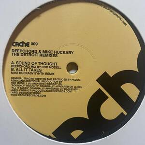 [Dub Techno] Pacou - The Detroit Remixes / DeepChord / Mike Huckaby Remix / 2008 / Cache Records CACHE 009 / Dubplates & Mastering