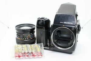 ZENZA BRONICA SQ-Ai ボディ ZENZANON-PS 50mm F3.5 レンズセット フィルムバッグ付き 中判フィルムカメラ ゼンザブロニカ #Z2368