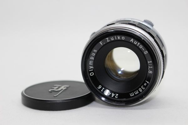 極美品□オリンパスOLYMPUS F.ZUIKO AUTO-S 38mm F1.8 PEN用#Z2436