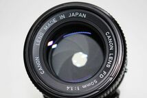 新品級■キヤノン CANON New FD 50mm F1.4 単焦点レンズ #Z2428_画像4