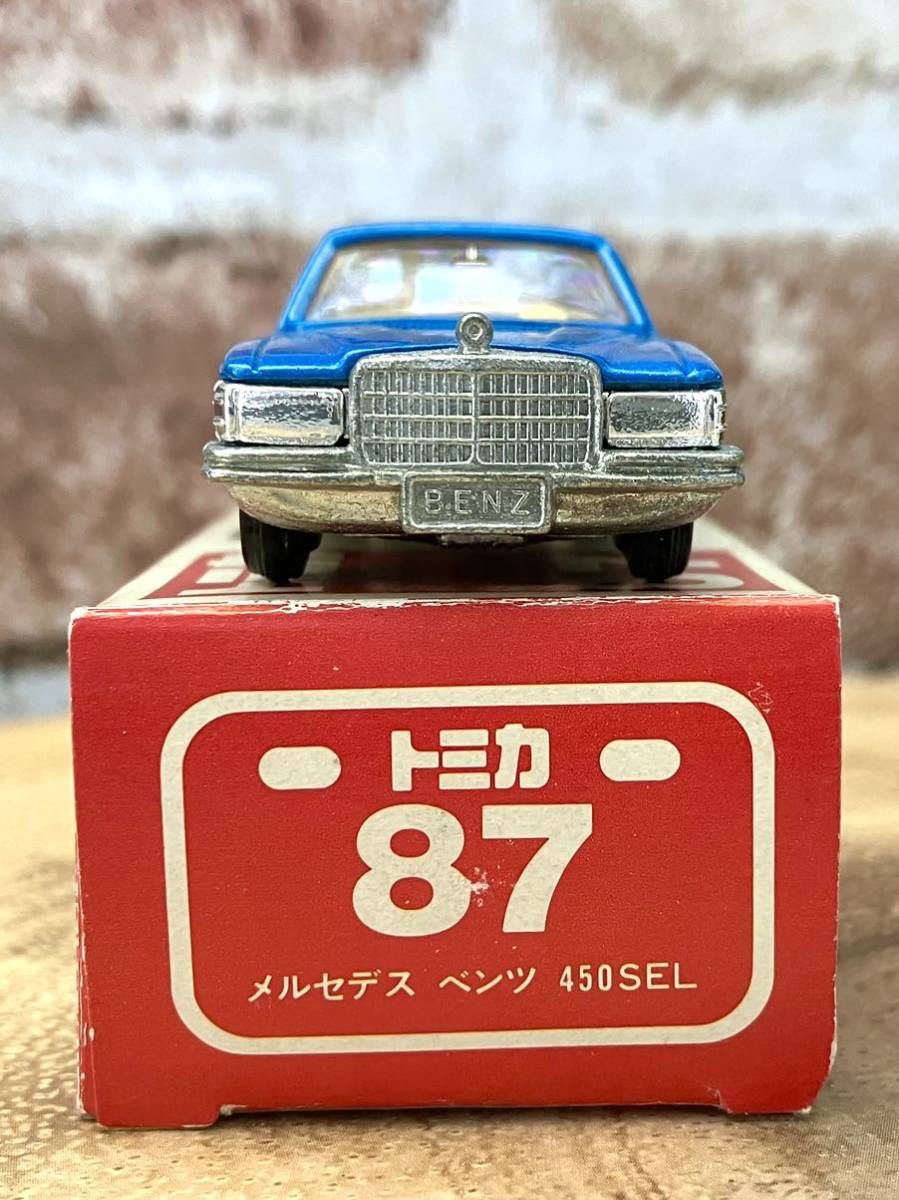 TOMICAトミカ メルセデス ベンツ 450SEL 青色 日本製 | JChere雅虎拍卖代购