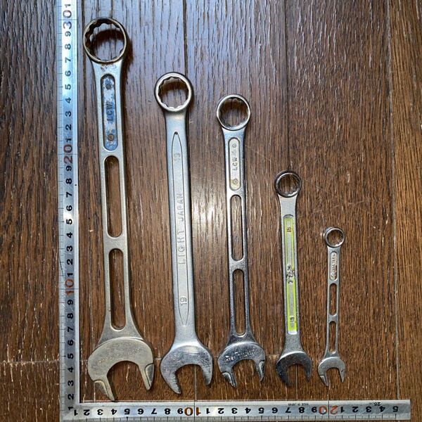 メガネ スパナ 各種5本セット