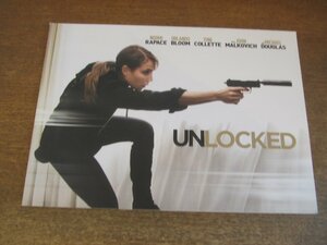 2307CS●映画プレスシート「UNLOCKED」ノオミ・ラパス/オーランド・ブルーム