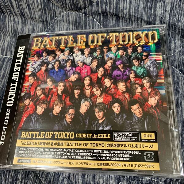 BATTLE OF TOKYO CODE OF Jr.EXILE /(初回仕様) CD+DVD