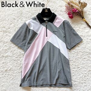 Black＆White ブラックアンドホワイト 半袖シャツ ポロシャツ ゴルフ レディース O52331-97