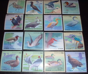 ** waterside bird series 1 compilation ~8 compilation ( all 16 kind ...)* unused complete beautiful goods **