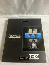 【中古】Kordz『EVS-HD0060R』コーズ HDMIケーブル 0.6メートル_画像1