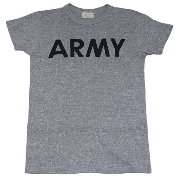 米軍放出品 Champion チャンピオン ARMY Tシャツ グレー XS 半袖Tシャツ