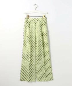 新品タグ付き UNITED ARROWS green label relaxing ユナイテッドアローズ グリーンレーベルリラクシング ストレートワイドパンツ M(38)LIME