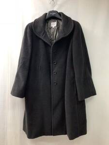 S10114[ARMANI] coat winter clothes gray 42 size 11 number long coat COLLEZONI