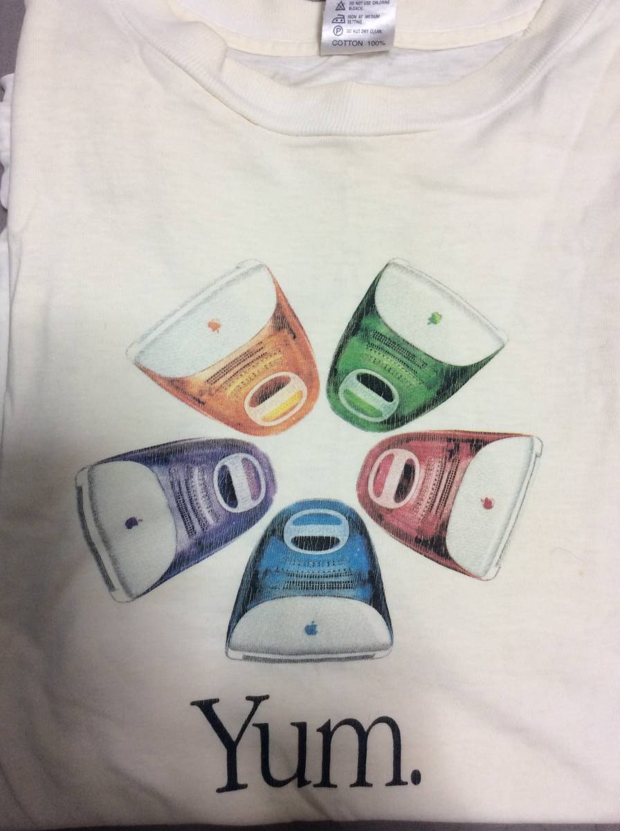 超可爱の Apple デッドストック　アップル　Tシャツ　 企業t ノベルティー　マック Tシャツ/カットソー(半袖/袖なし)