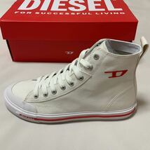 洗練されたデザイン　DIESEL　ハイカットスニーカー　S-Athos Mid　ホワイト　25.5cm　Y02879 PR012　2023-2024新モデル　#DIESELMAKO_画像2