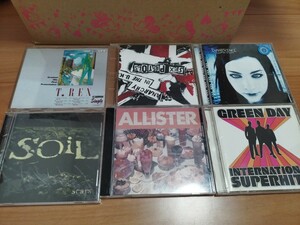 洋楽CD 6枚セット T.REX SEX PISTOLS SOiL ALLISTER GREEN DAY EVANESCENCE セックスピストルズ グリーンデイ エヴァネッセンス アリスター