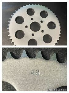  Harley rare pear ground sprocket 48 number offset chain sprocket 530 50 shovel evo 41470-73A high gear -do low rotation high speed comfort chin 